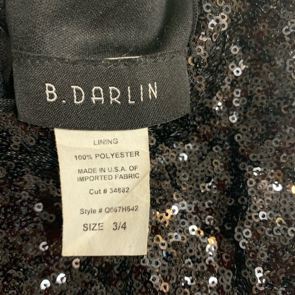 Black and red sparkly party dress - Picture 4 of 4